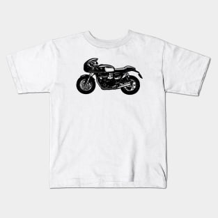 Thruxton TFC Cafe Racer Sketch Art Kids T-Shirt